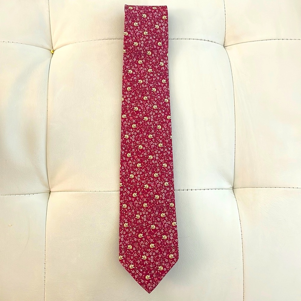 Salvatore Ferragamo Silk Tie Fox